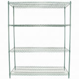 Empura Stainless E-WS186086 Shelving Unit 60"W X 18"D X 86"H 5-shelf