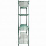 Empura Stainless E-WS187274 Shelving Unit 72"W X 18"D X 74"H 4-shelf