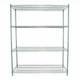 Empura Stainless E-WS187286 Shelving Unit 72"W X 18"D X 86"H 5-shelf