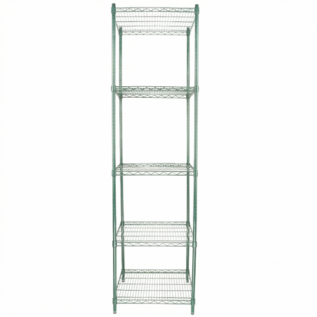 Empura Stainless E-WS242486 Shelving Unit 24"W X 24"D X 86"H 5-shelf
