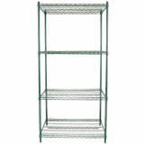 Empura Stainless E-WS243674 Shelving Unit 36"W X 24"D X 74"H 4-shelf