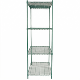 Empura Stainless E-WS243674 Shelving Unit 36"W X 24"D X 74"H 4-shelf