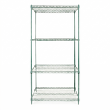 Empura Stainless E-WS244874 Shelving Unit 48"W X 24"D X 74"H 4-shelf