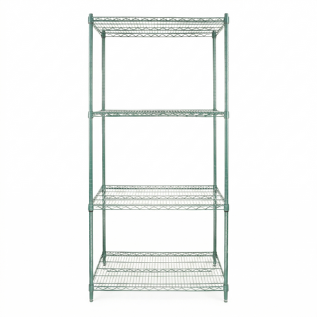 Empura Stainless E-WS244874 Shelving Unit 48"W X 24"D X 74"H 4-shelf