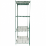 Empura Stainless E-WS244874 Shelving Unit 48"W X 24"D X 74"H 4-shelf