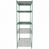 Empura Stainless E-WS244886 Shelving Unit 48"W X 24"D X 86"H 5-shelf