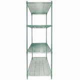 Empura Stainless E-WS246074 Shelving Unit 60"W X 24"D X 86"H 4-shelf