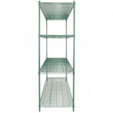 Empura Stainless E-WS247274 Shelving Unit 72"W X 24"D X 86"H 4-shelf