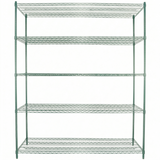 Empura Stainless E-WS247286 Shelving Unit 72"W X 24"D X 86"H 5-shelf