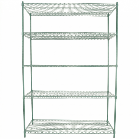 Empura Stainless E-WS246086 Shelving Unit 60"W X 24"D X 74"H 5-shelf