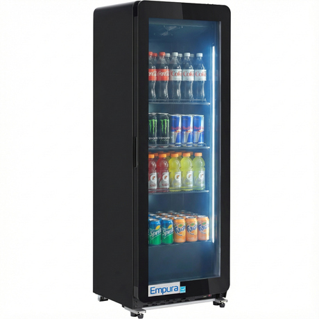 Empura Refrigeration SS-P210WA-B Refrigerator Merchandiser 21"W X 19"D X 62"H 7.28 Cu. Ft Capacity