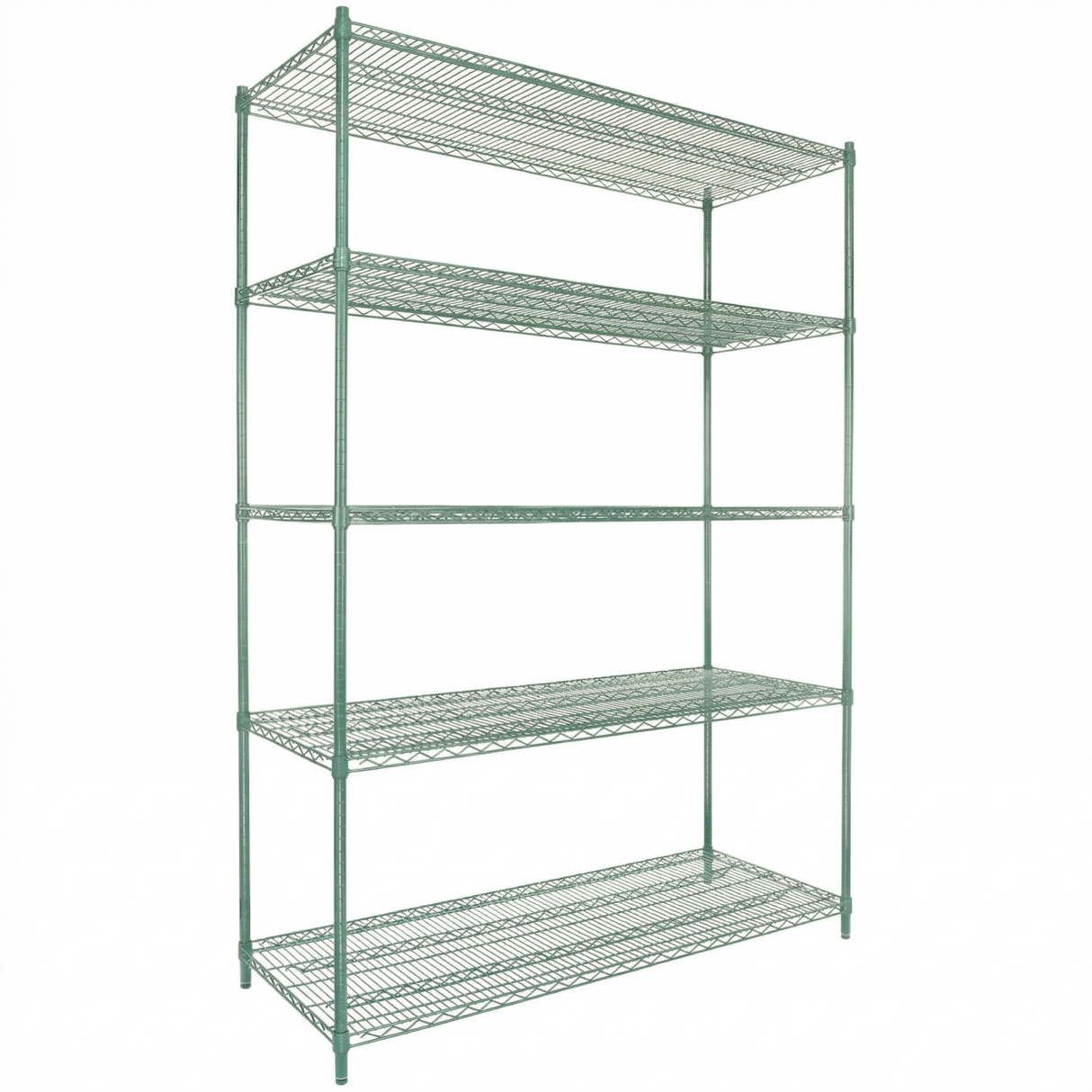 Empura Stainless E-WS246086 Shelving Unit 60"W X 24"D X 74"H 5-shelf