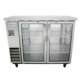 Empura Refrigeration E-KBB48-2G-24-S Back Bar Cooler 49.1"W X 24.4"D X 41.7"H 12.5 Cu. Ft. Capacity