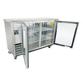 Empura Refrigeration E-KBB60-2G-24-S Back Bar Cooler 61.1"W X 24.4"D X 41.7"H 16.6 Cu. Ft. Capacity