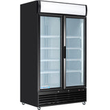 Empura Refrigeration EGM-36B Refrigerated Merchandiser 44.49"W X 28.35"D X 79.65"H 35 Cu. Ft. Capacity