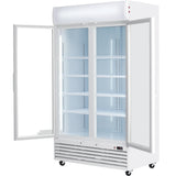 Empura Refrigeration EGM-36W Refrigerated Merchandiser 44.49"W X 28.35"D X 79.65"H 35 Cu. Ft. Capacity