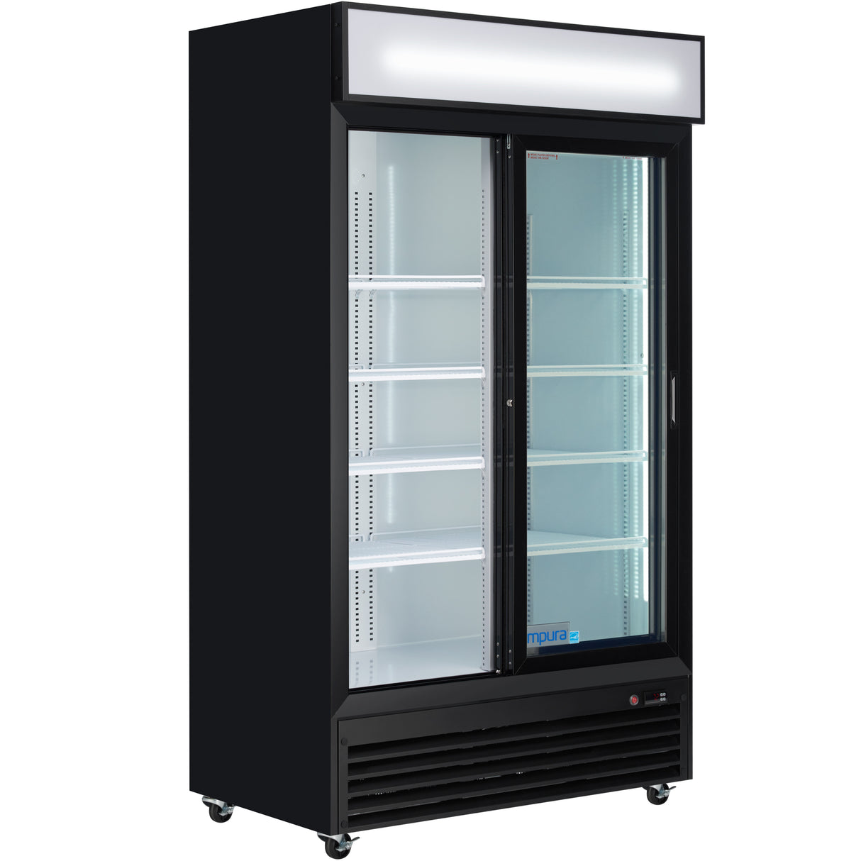 Empura Refrigeration ESM-36B Refrigerated Merchandiser 44.49"W X 27.56"D X 79.65"H 35 Cu. Ft. Capacity
