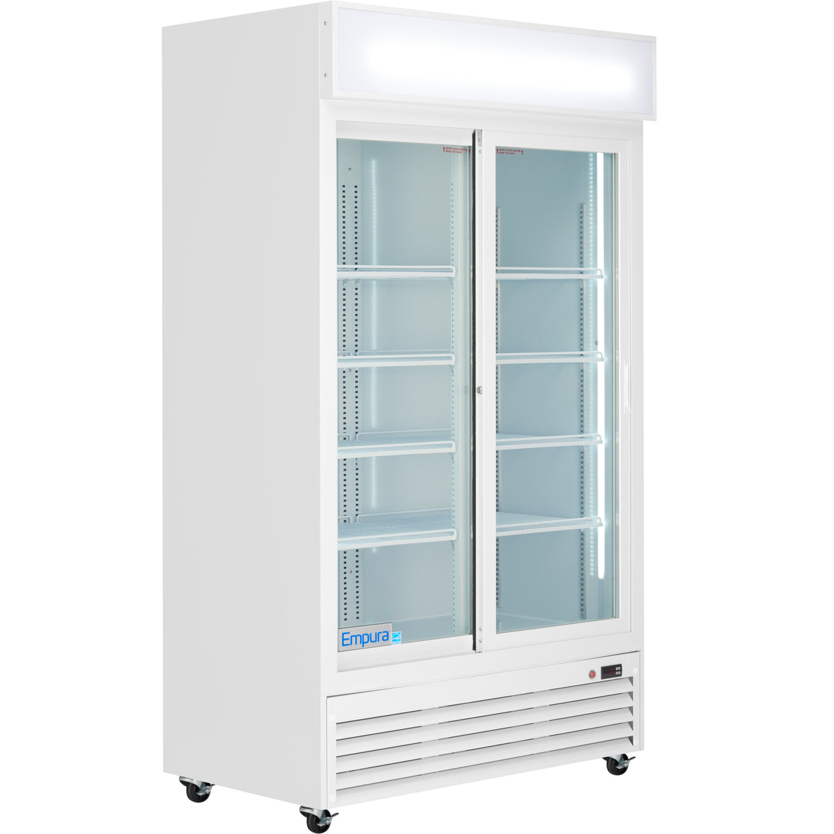 Empura Refrigeration ESM-36W Refrigerated Merchandiser 44.49"W X 27.56"D X 79.65"H 35 Cu. Ft. Capacity