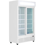 Empura Refrigeration ESM-36W Refrigerated Merchandiser 44.49"W X 27.56"D X 79.65"H 35 Cu. Ft. Capacity