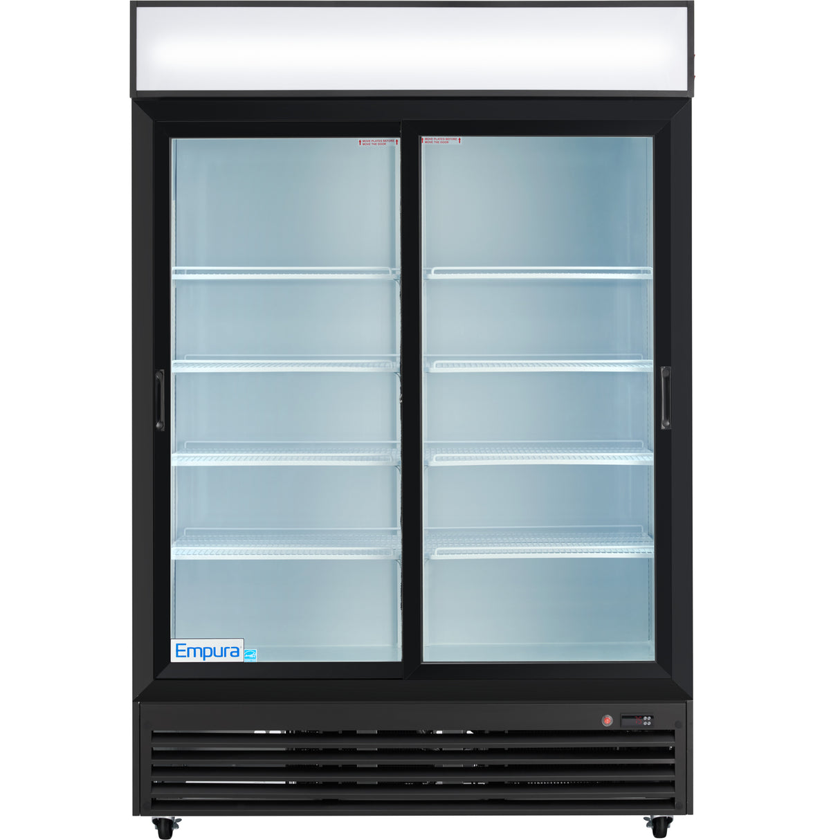 Empura Refrigeration ESM-42B Refrigerated Merchandiser 52.36"W X 27.56"D X 79.65"H 42 Cu. Ft. Capacity