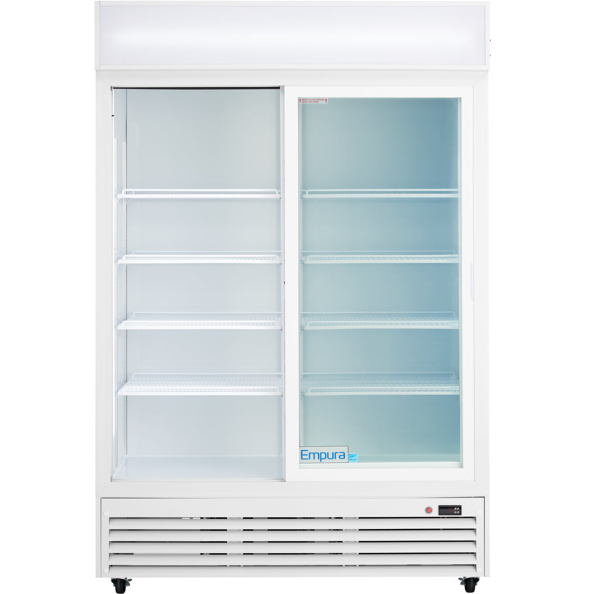 Empura Refrigeration ESM-42W Refrigerated Merchandiser 52.36"W X 27.56"D X 79.65"H 42 Cu. Ft. Capacity