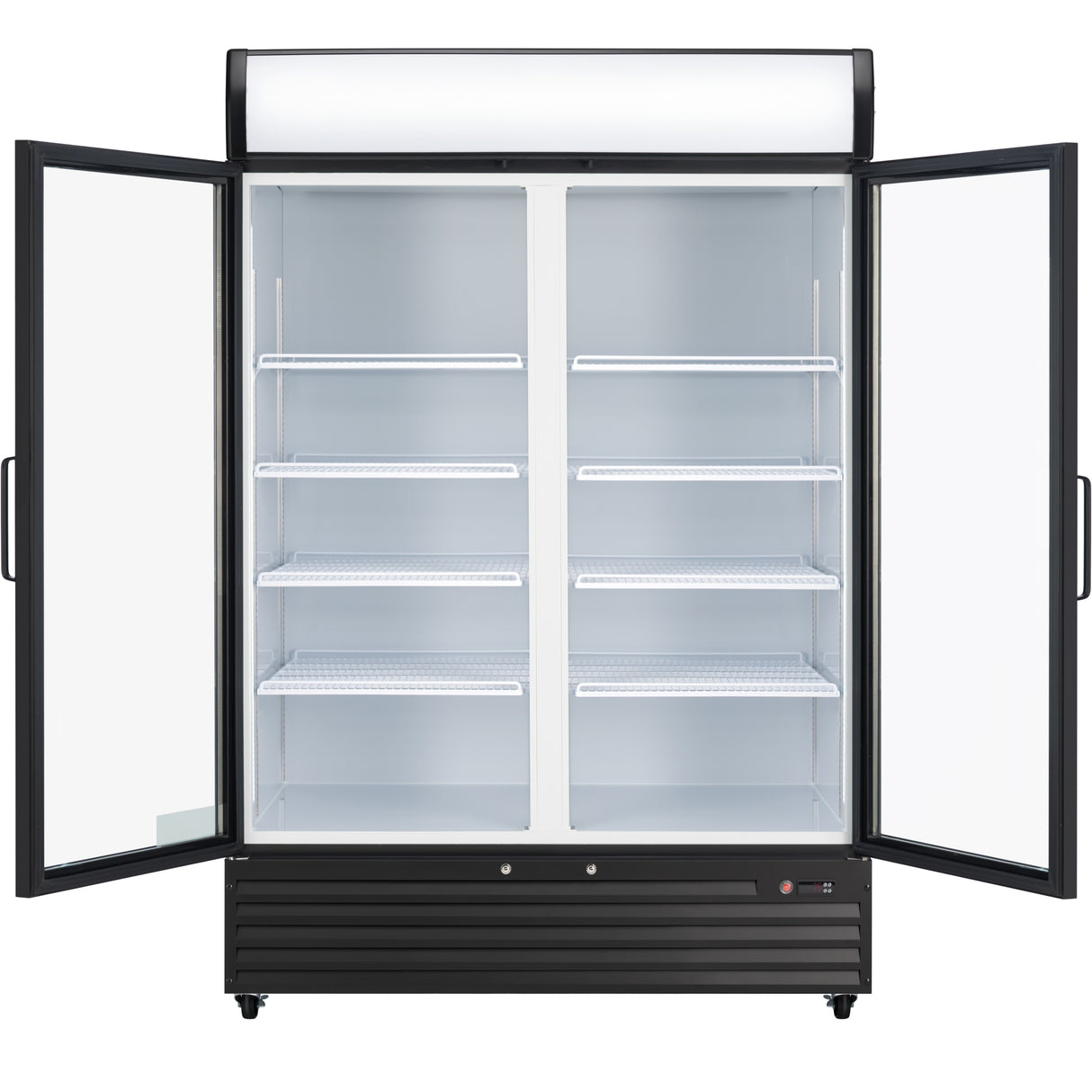Empura Refrigeration EGM-50B Refrigerated Merchandiser 52.36"W X 32.28"D X 79.65"H 48 Cu. Ft. Capacity