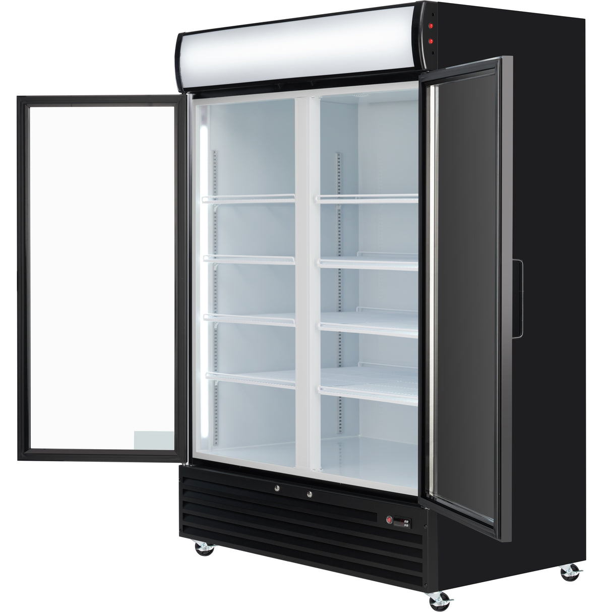 Empura Refrigeration EGM-50B Refrigerated Merchandiser 52.36"W X 32.28"D X 79.65"H 48 Cu. Ft. Capacity