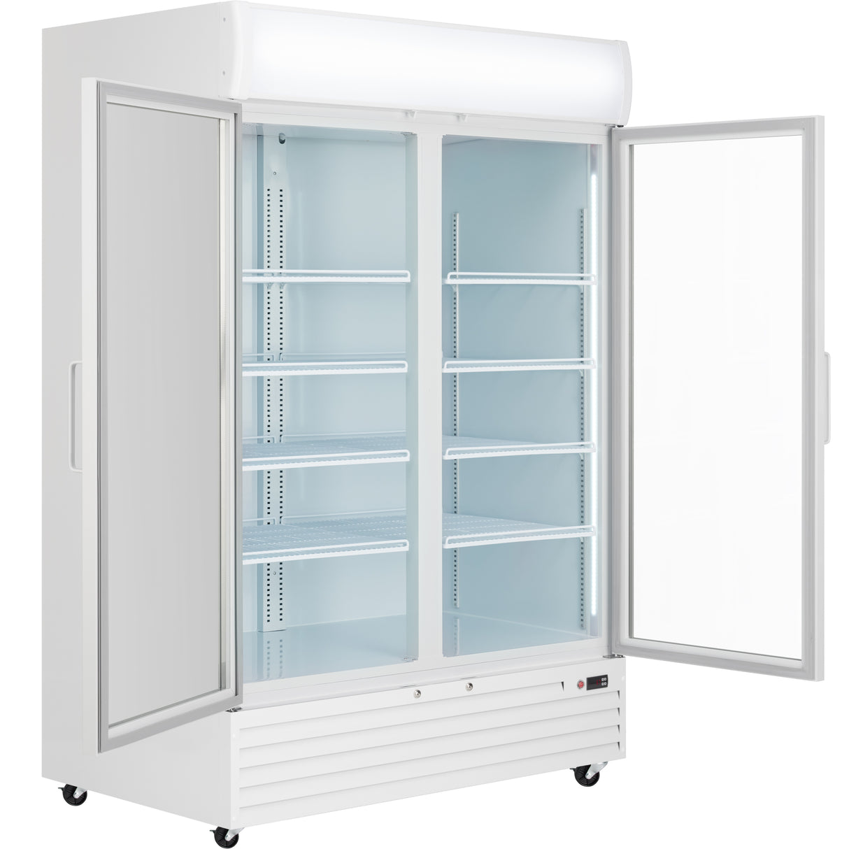 Empura Refrigeration EGM-50W Refrigerated Merchandiser 52.36"W X 32.28"D X 79.65"H 48 Cu. Ft. Capacity
