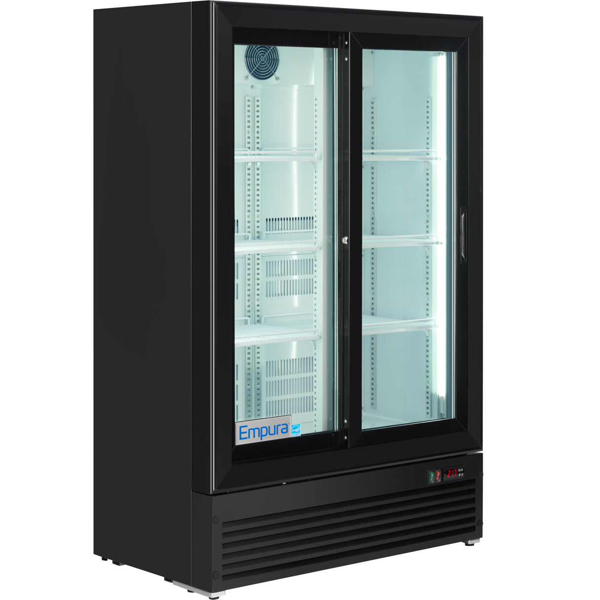 Empura Refrigeration SS-P300WA-B Refrigerator Merchandiser 35.4"W X 19.45"D X 55.62"H 10 Cu. Ft Capacity