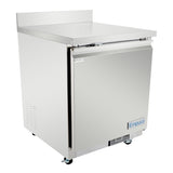 Empura Refrigeration E-KUC27W Undercounter Reach-In Refrigerator Work Top 1 Swing Solid Door