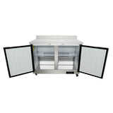 Empura Refrigeration E-KUC48FW Undercounter Reach-In Freezer Work Top 2 Swing Door Solid Doors