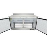 Empura Refrigeration E-KUC60FW Undercounter Reach-In Freezer Work Top 2 Swing Door Solid Doors