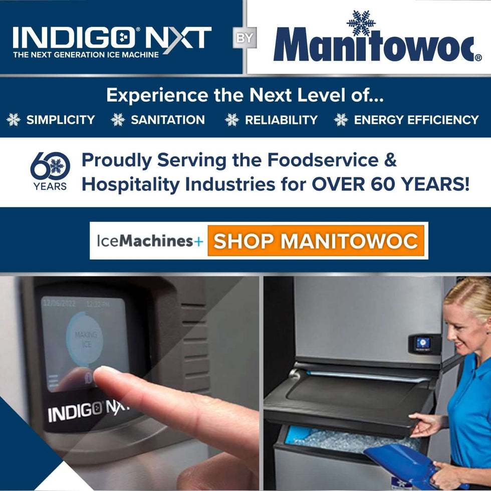 Manitowoc Indigo NXT Ice Machine - Next Generation, Energy Efficient, Simple, and Reliable Ice Making for the Foodservice and Hospitality Industries