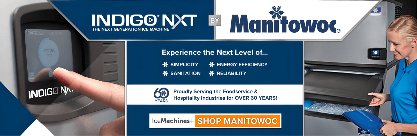 Manitowoc Indigo NXT Ice Machine - Next Generation, Energy Efficient, Simple, and Reliable Ice Making for the Foodservice and Hospitality Industries