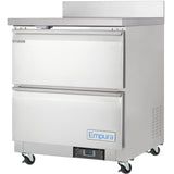 Empura Refrigeration E-KUC27W-D2 Undercounter Reach-In Refrigerator Work Top (2) Drawers