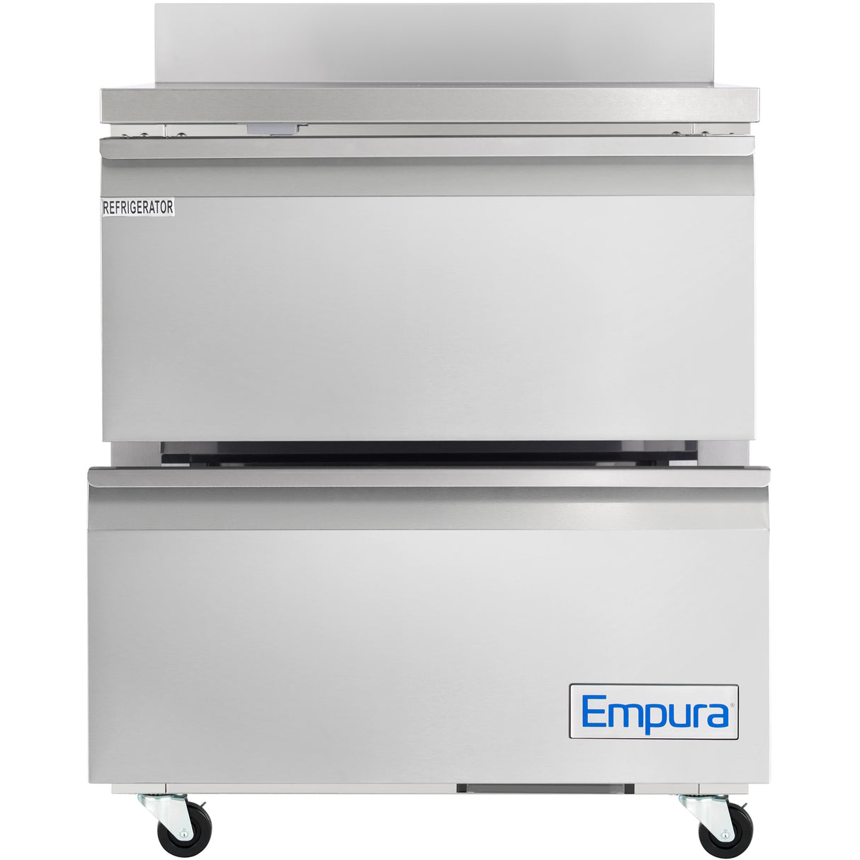 Empura Refrigeration E-KUC27W-D2 Undercounter Reach-In Refrigerator Work Top (2) Drawers