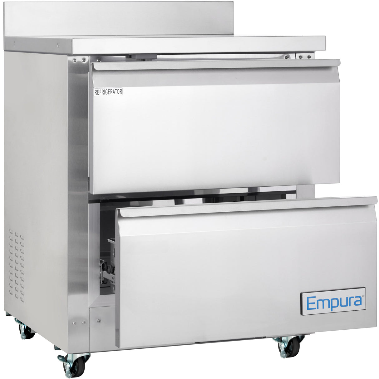 Empura Refrigeration E-KUC27W-D2 Undercounter Reach-In Refrigerator Work Top (2) Drawers