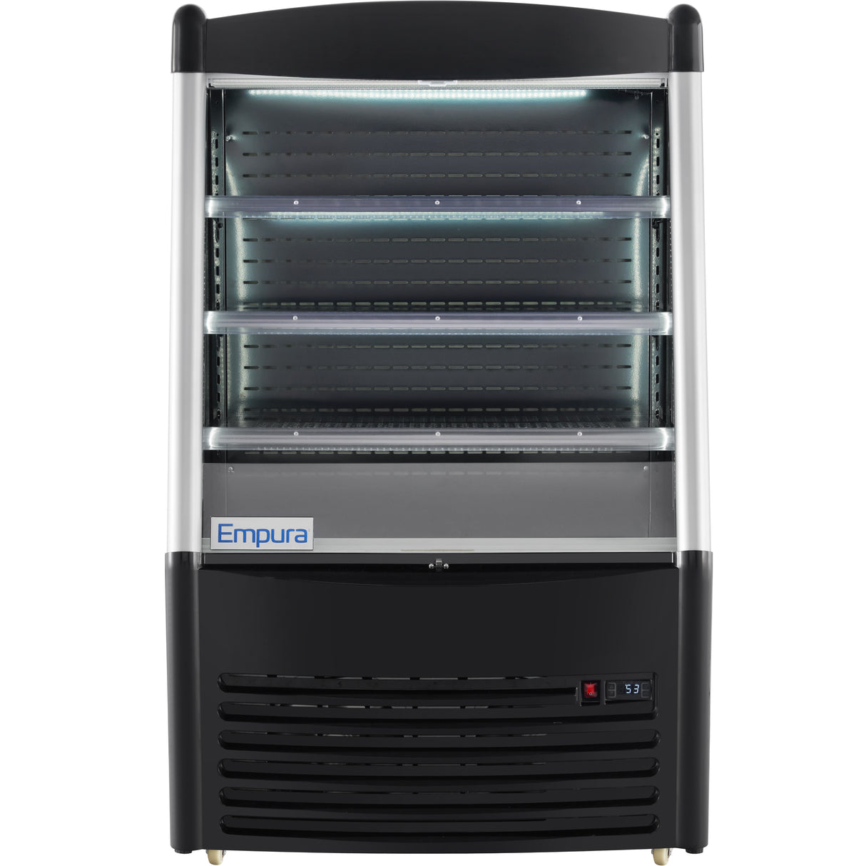 Empura Refrigeration E-VOAR-36B Open Air Merchandiser 36.2"W × 33.3"D × 59.4"H 11.3 Cu. Ft. Capacity