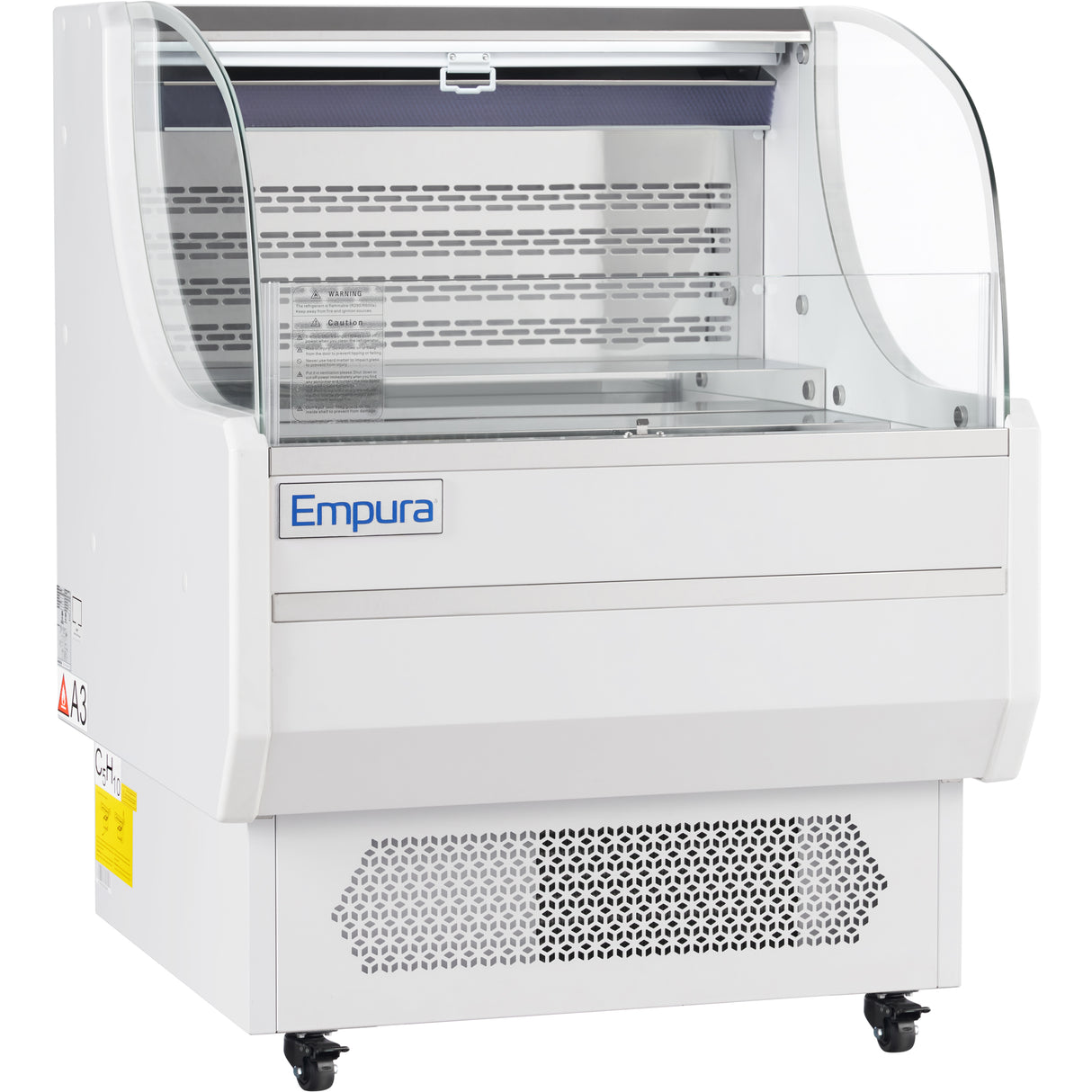 Empura Refrigeration E-HACMR-36W Open Air Merchandiser 35.4"W × 33.2"D × 46"H 7.5 Cu. Ft. Capacity