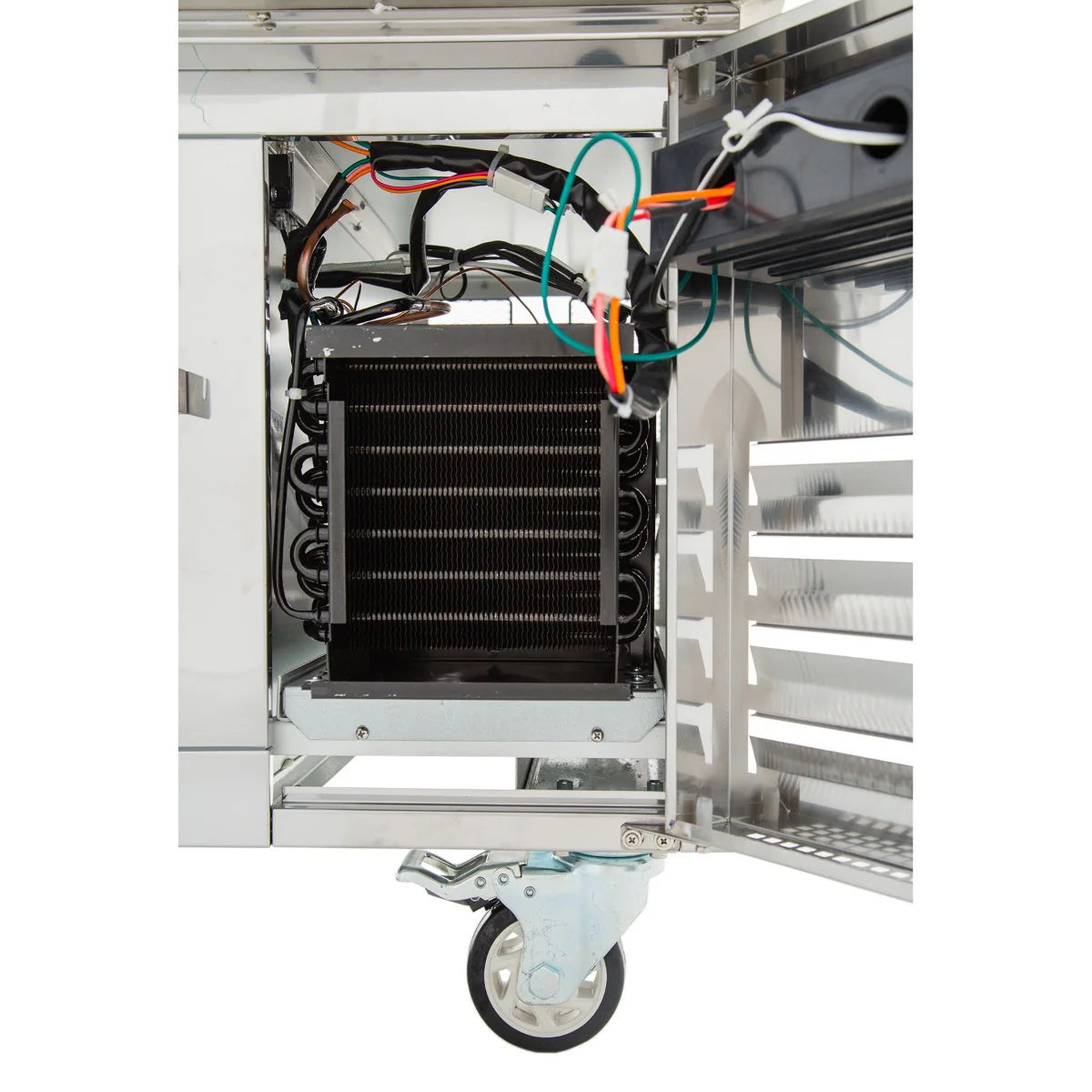 Empura Refrigeration E-KCBR72 Refrigerated Equipment Stand 74"W X 31.9"D X 26"H 10.8 Cu. Ft. Capacity