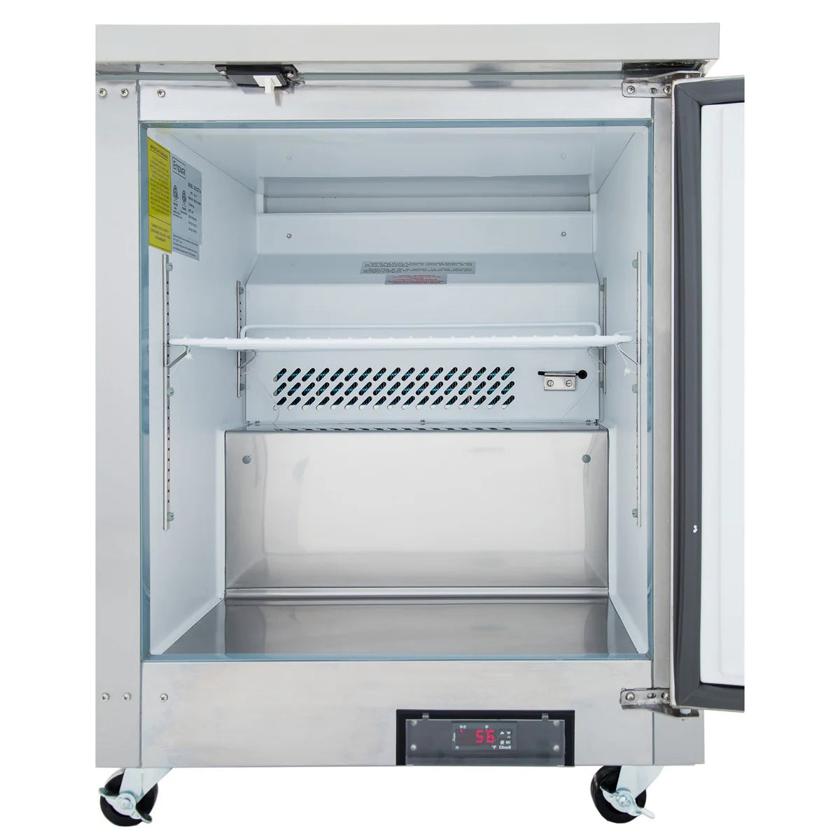 Empura Refrigeration E-KUC27F Undercounter Reach-In Freezer 27.8"W X 29.9"D X 35.5"H 5.4 Cu. Ft. Capacity