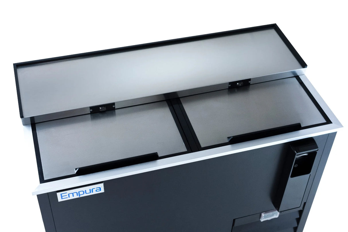 Empura Refrigeration E-KBC-50 Bottle Cooler 49.4"W X 27"D X 35"H 13.7 Cu. Ft. Capacity