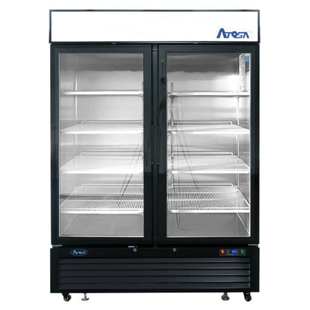 Atosa USA, Inc. MCF8721ES - Freezer Merchandiser, Two-section, 54-2/5"W X 31-1/2"D X 81-1/5"H