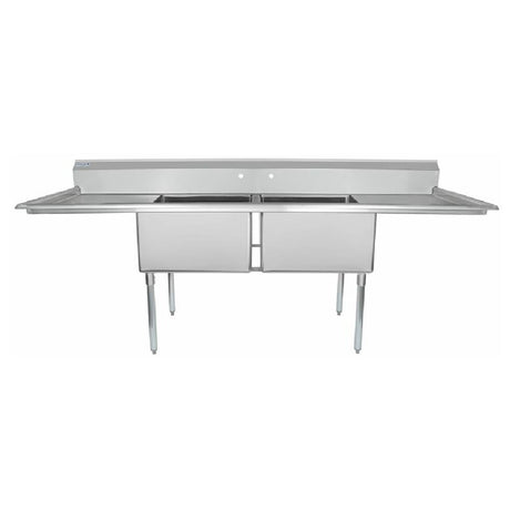 Stainless Steel Empura Standard Duty Sink ESD22424LR24 with Two Basins and Drainboards