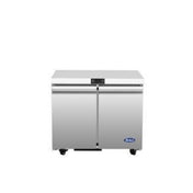 Atosa USA, Inc. AUF48SD - Atosa Undercounter Freezer, Reach-in, Two-section