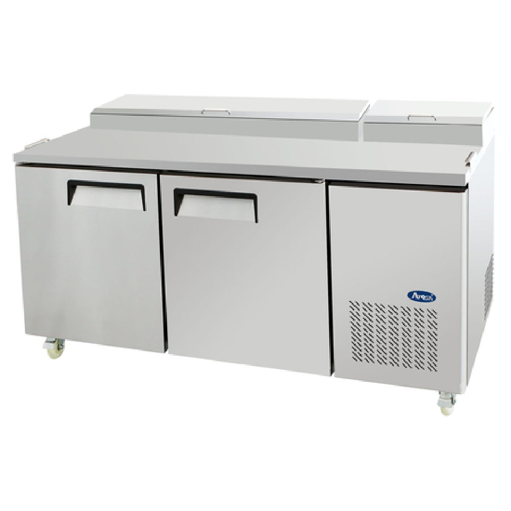 Atosa MPF8202GR Atosa Refrigerated Pizza Prep Table Two-section 67