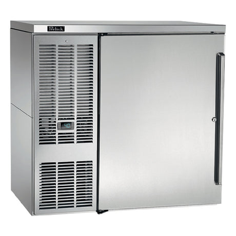 Perlick BBS36-SS-L-STK - (QuickShip) Refrigerated Back Bar Cabinet, One-section, 36"W