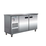 Empura E-KBB70-2-27-S - Back Bar Cooler, 2 Swing Solid Doors, 69"W X 27 5/8"D X 42 1/2"H