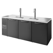 True Refrigeration TDR84-PT Refrigerated Draft Bar Cooler Pass-thru Three-section
