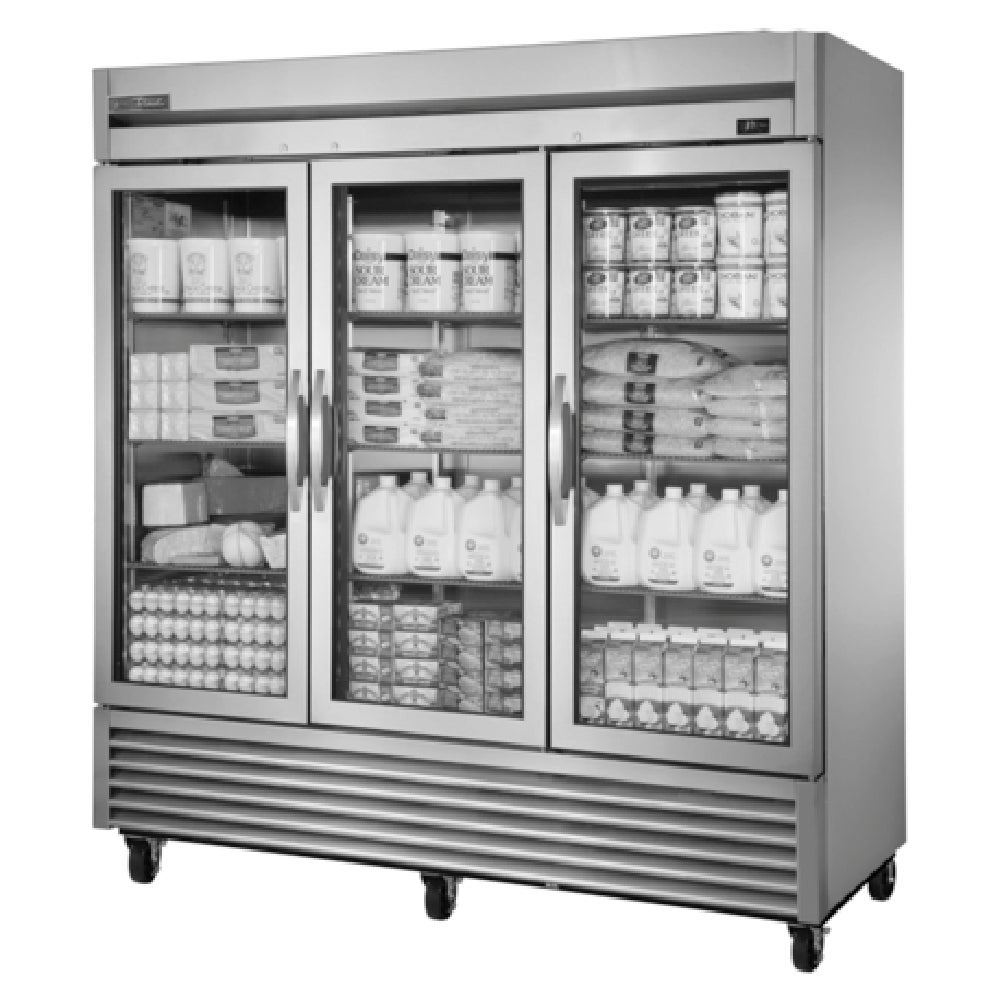 True Mfg. - General Foodservice TS-72G-HC~FGD01 - Refrigerator, Reach-in, Three-section